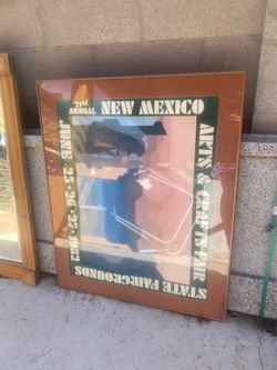 1982 New Mexico Arts & Crafts Fair Framed Poster