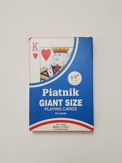 Piatnik Giant Size Playing Cards - 54 Cards - Made in Austria