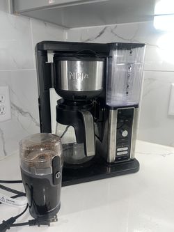 Ninja coffee maker & Hamilton Beach coffee bean grinder