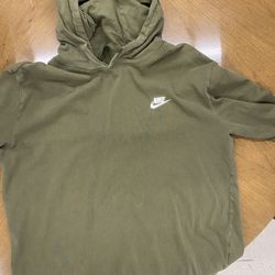 Nike green xl sweatshirt 