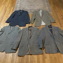 Lot Of 5 Suit Coat Jacket Blazer | Men’s Suits and Formal Clothing | 40R 