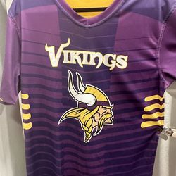 Minnesota Vikings NFL Football Reversible Jersey Adult Size Medium Purple/Yellow