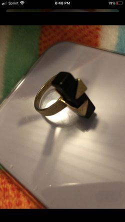 Gold 18k silver ring