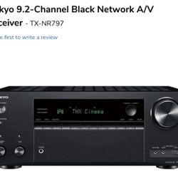 Onkyo 9.2 Channel Receiver - $500