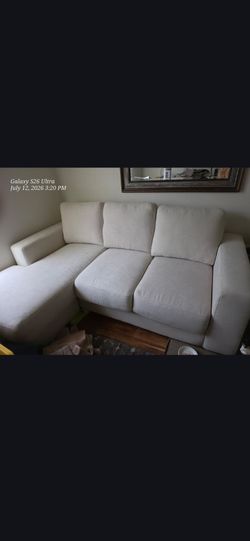 Beige sofa