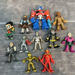 Imaginext Playskool Marvel DC Super Heroes Lot Action Figures + others