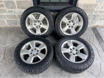 20’ Silverado Tahoe Suburban Sierra Denali Wheels Tires 6 Lug