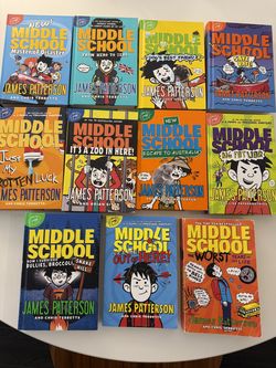 Middle School 11 Books, James Patterson