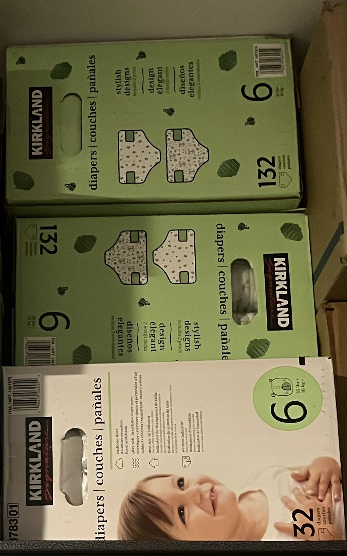 Kirkland Signature Diaper Size 6 (132)