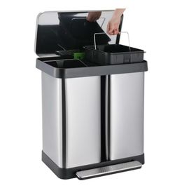 16 Gallon Dual Trash Can - LY29