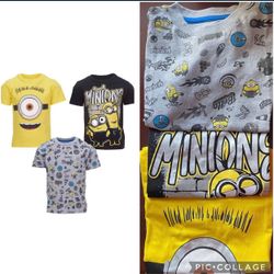 Brand new Despicable Me 3 Pack Graphic T-Shirt 4T  (cash & pick up only)