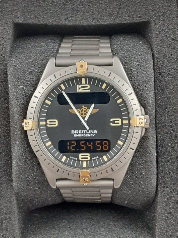 Men's Breitling Aerospace-Navitimer Titanium Watch 80-360/12857 Multifunctional, Box.