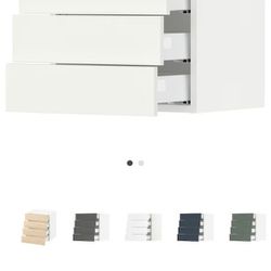 IKEA 4 drawer Dresser. White, Good  Condition!