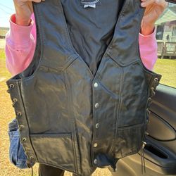 Custom Leather Vest 