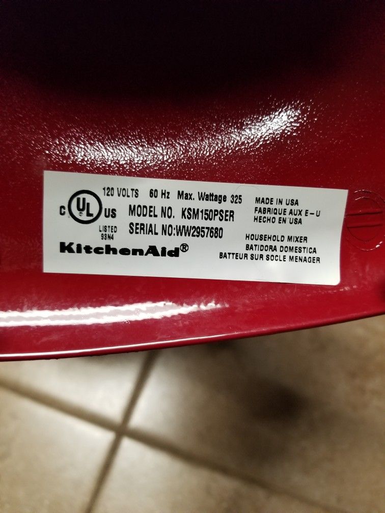 Kitchen Aid Mixer : READ ALL