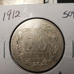 50 Centavos 1912 $75