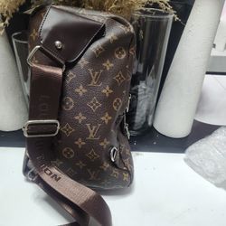 Brown Mammogram Crossbody 