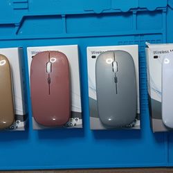 Wireless Optical Mouse USB Rechargeable RGB