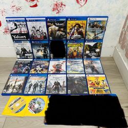 Playstation 5 Games And PlayStation 4 Games ( Used , Tested Working )  Read Description)