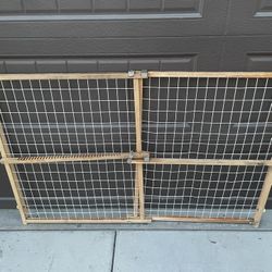 Another Wood and Wire Adjustable Pet Gate