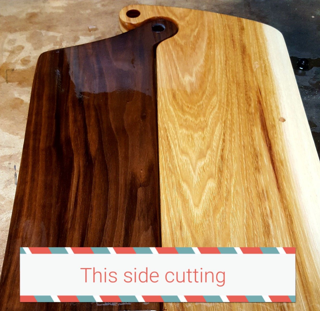 Serving/Cutting board with Coasters
