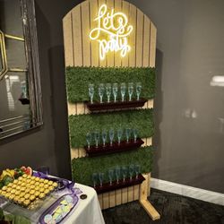 Champagne wall custom made Great For Weddings 