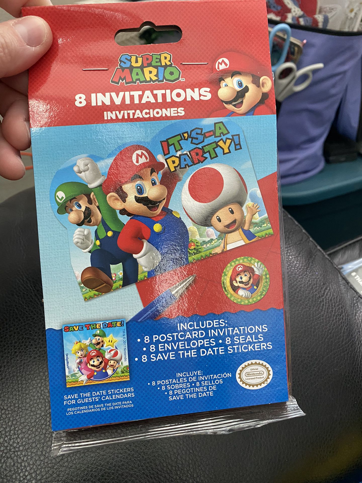New Super Mario Party Invitations!