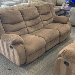 TULEN CHOCOLATE RECLINING SOFA