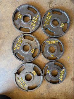 2 inch Golds gym weight set