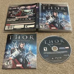 Thor: God of Thunder PS3 Sony Playstation 3 Complete CIB w/ Manual