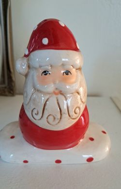 Johanna Parker Christmas Santa Claus Napkin Holder