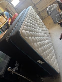 Mattress Firm Sleepy’s Basic Innerspring Full Size Mattress + Sleepy’s Basic Box Spring Foundation