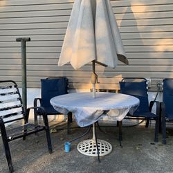 Free Table And 4 Chairs With Pads