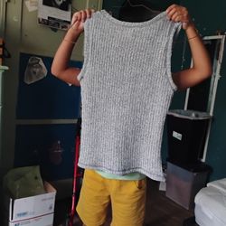 Gray Blouse Size Medium