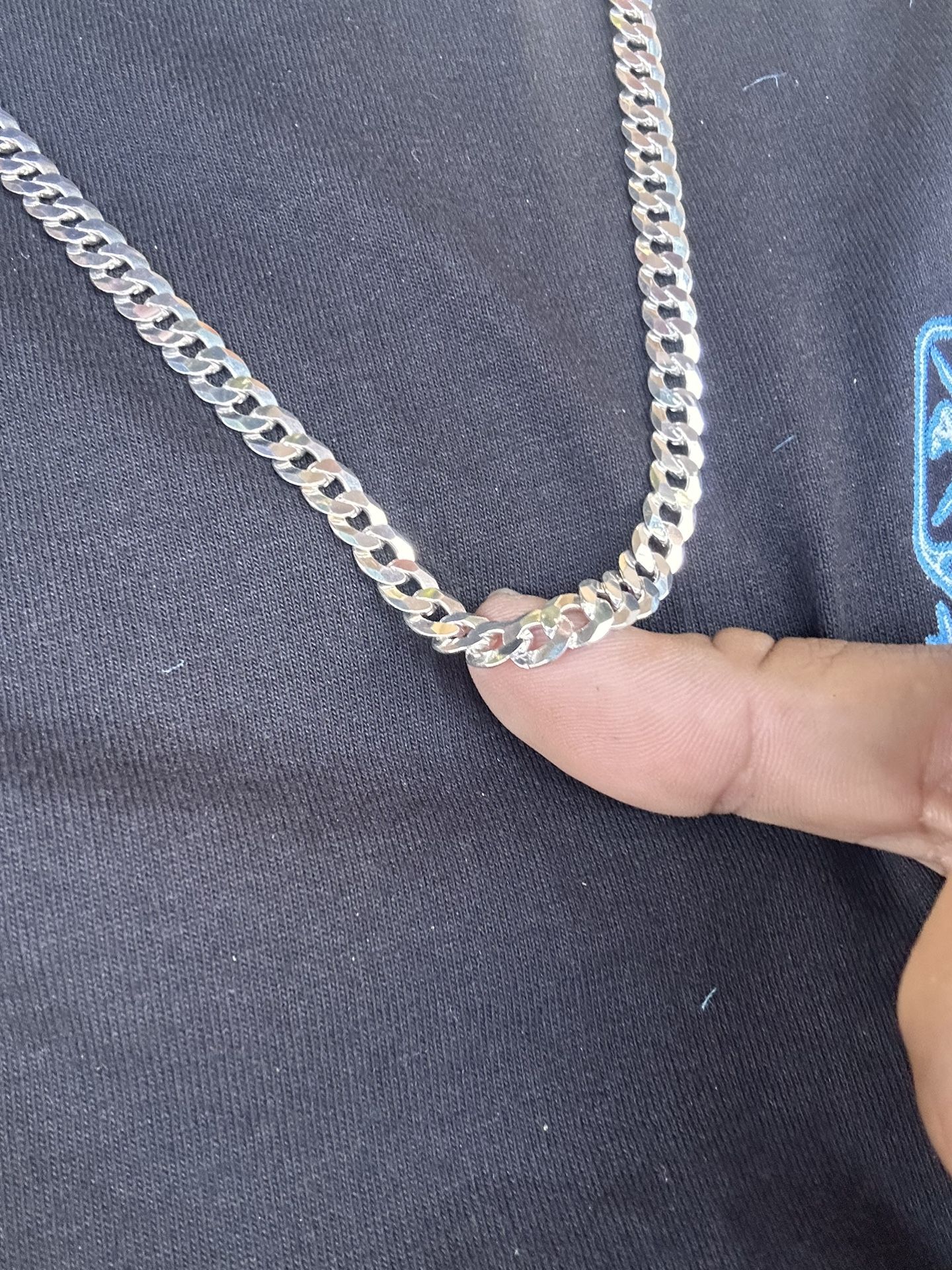 Silver Chain Cuban Link