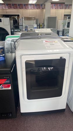 Samsung 7.4 cu. ft. Vented Smart Electric Dryer with Steam Sanitize Plus in White