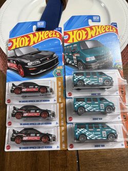 Hot Wheels Dollar General Exclusive Subaru Dodge Van
