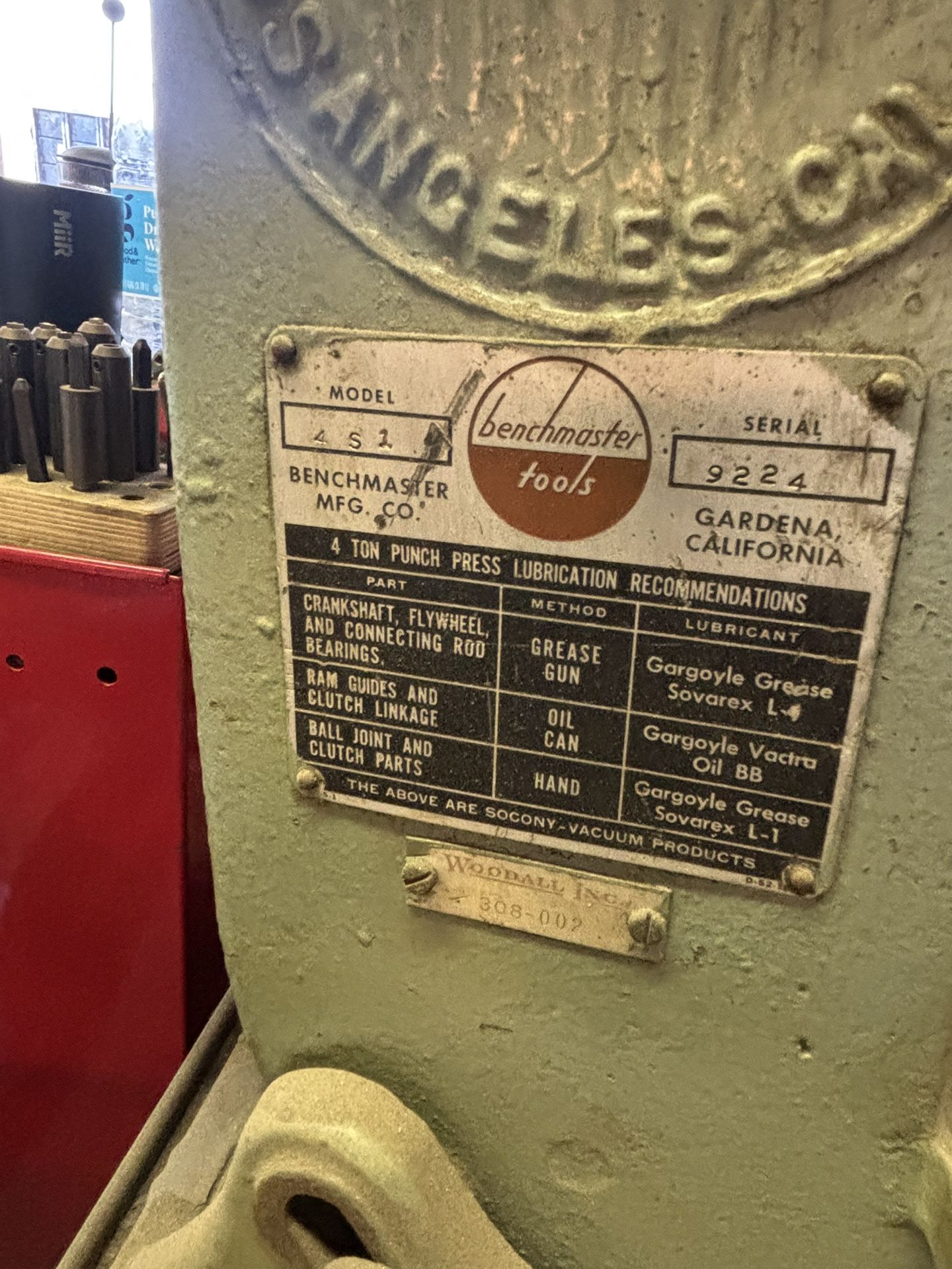 4 Ton Benchmaster press