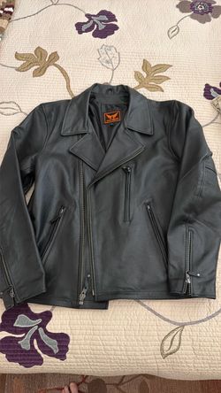 Black leather jacket A&H Apparel