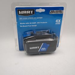 HART 20V 4.0Ah Lithium-Ion battery, 