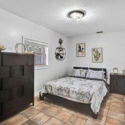 BED FRAME MATTRESS, NIGHT STAND AND 2 DRAWER ALL INCLDUED PRICE 