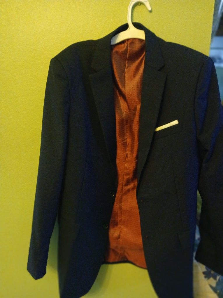 New 3 Pieces Suite Set Teenager Boy Black Including White Shirt Size 20