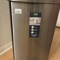 New Stainless Steel Trash Can