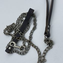 Leather And Chain Dog Leash. For Bigger Dogs, Can Buy 1 Or Both. For Pitbull German Shepherd