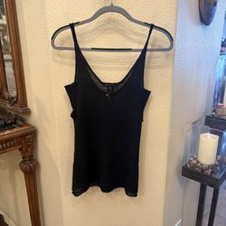 MARC JACOBS Women Black Sleeveless 100% Alpaca Tank Top Size Small