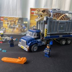 LEGO Jurassic World Fallen Kingdom # 75933 “T. Rex Transport” 2018 Retired Set (100% Complete) Rare Collectors Item!
