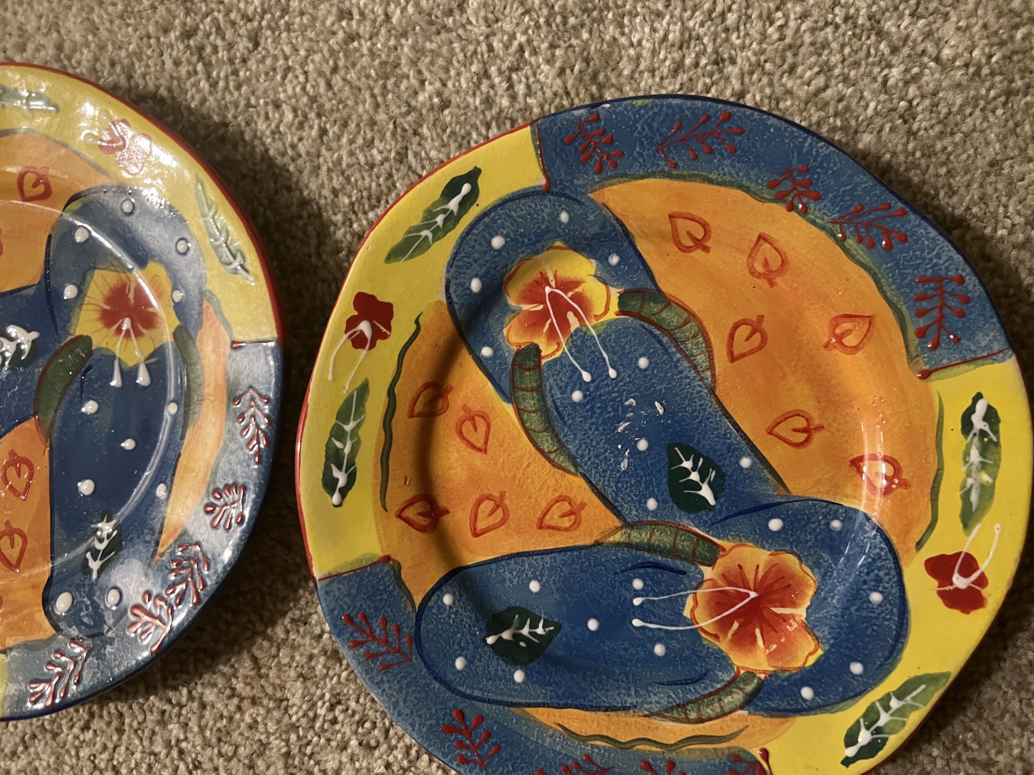 2 Flip Flops Plates