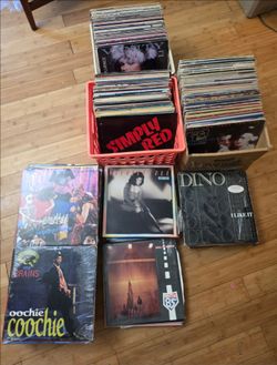 Vinyl LP record collection - over 300 - 12in singles