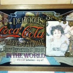 Vintage Coca-Cola Advertising Mirror