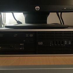 HP PC Desktop, Monitor, KB & Mouse 